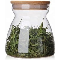 Borosilicate high glass honey pot food glass jar glass candy jar DIY Landscape bottle