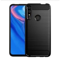 Carbon Fiber Shockproof Soft TPU Back Cover mobile Phone Case For Huawei Y9 Prime 2019