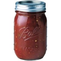 16oz/480ml wide mouth glass mason jar ball embossed mason jar with metal screw cap