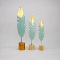 Decorative Metal Feather Craft Home or Party