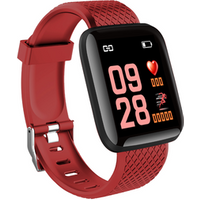 Christmas Gift 116plus Healthy Blood Pressure Heart Rate Monitor Sport Fitness Tracker D13 Smart Bracelet Watch for ios android