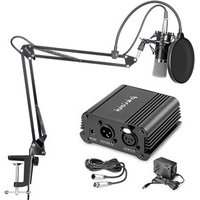 BM800PLUS High sensitivity bm 800 omnidirectional podcast studio recording electret condenser microphone pc professional set