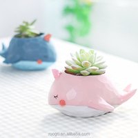 Roogo Resin Mini Animal Indoor Plant Pot