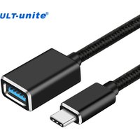 ULT-unite New Arrival 20cm Braided USB-C to USB 3.0 Female Adapter USB Type C OTG Cable