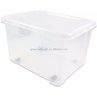 Clear Plastic Storage Box Bin