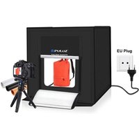 PULUZ Photo Studio Light Box Portable 60 x 60 x 60 cm Light Tent LED 5500K Mini 60W Photography Studio Tent Kit with 3 Removable