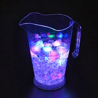Hotel bar wholesale clear acrylic water plastic led lighted up plastic jug pitcher