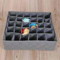 Hot 30 cells Bamboo underwear ties sock drawer closet organizer non-woven fabric storage box