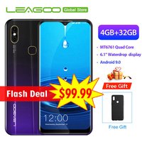 2019 Latest Mobile Phones Leagoo M13 4GB 32GB 6.1 inch Android 9.0 MTK6761 Quad Core 3g 4g Smartphone Watch Phone