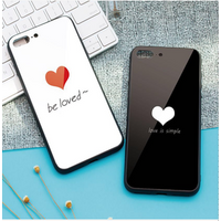 Mobile Phone Case for iPhone 6/ 7 / 8 / 9 / 10 Luxury Phone Case Tempered Glass Custom Phone Case Printing