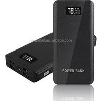 2019 large capacity lcd display Power+Banks 4 usb ports mobile power banks 12000mah