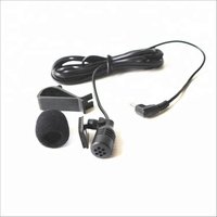 Omnidirectional condenser clip on lavalier lapel microphone for car GPS assembling Smartphones PC Laptop Audio