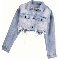 Women's Cropped Denim Jacket