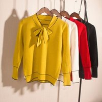 Butterfly Collar Spring Uniform Sweater