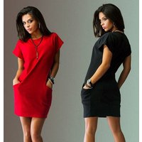 O Neck Office Dress