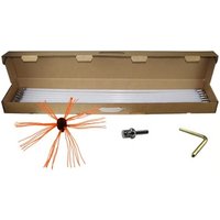 OEM patent quick snap connection long reached 6m to15m Drill driven Chimney Sweeping cleaning Brush kit