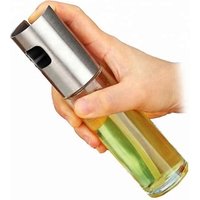 100ML Stainless Steel Glass Olive Pump Spray Bottle Oil Sauce Vinegar Sprayer Pot Cooking Tools BBQ Cookware Kitchen Tool