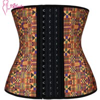 Colombian Geometric Latex Waist Slimming Girdle