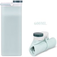 Customized Amazon Hot sale New Product Ideas 2019 Eco-Friendly Material BPA Free 600ML Mini Collapsible Silicone Water Bottle