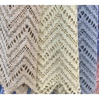 2019 Spring Hollow Out Milk Silk Polyester Lace Trim Fabric