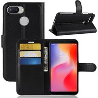 For Xiaomi Redmi 6 Flip Cover Leather Card Holder Phone Wallet Case Silicone Case Mobile Phone Housings Phone Bag Fundas Coque