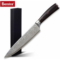 8 Inch Stainless Steel Chef Knife Wooden Handle