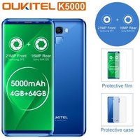 Wholesale Oukitel K5000 18:9 Infinity Display 5.7" HD Android7.0 MTK6750 5000mAh 16MP Fast Charge Finger ID Mobilephone