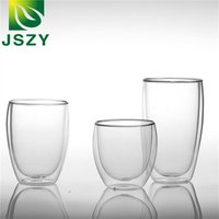 Wholesale Customized Double Layer Tea Glass Cup