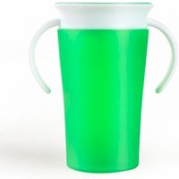 Green Blue 7 Ounce Sippy Training Cup Handle