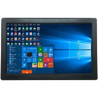Yanling 21.5 inch J1900 mini pc touchscreen for kiosk indoor industrial fanless desktop all in one computer
