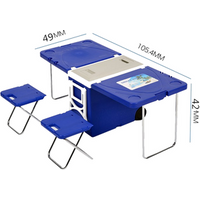 Insulated Cooler Box Table Chairs