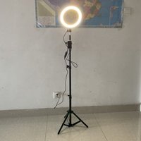 Dimmable Selfie Ring Light with Tripod Stand for Live Stream/Makeup Led Camera Ring light for Video/Photography