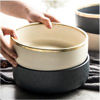 8 inch Speckled Ceramic Ramen Bowl