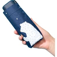 Portable 5 Fold Mini Pocket Sun Umbrella