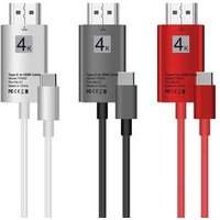 USB C Type-C to HDMI HDTV Adapter Cable 4K For Samsung S9 S8 Note 8 Macbook-Pro