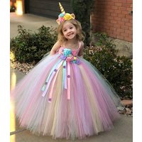 Floral Unicorn Ankle Dress