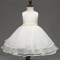 Floral Fluffy Wedding Party Dress