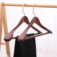 High quality 2 colors wooden suit hanger vintage clothes hangers Coat hangers wood