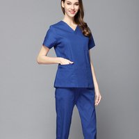 Short Sleeve Medical Scrubs Uniform Set