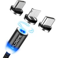 Free Shipping Mobile Phone Charger Cable FLOVEME Cell Phone Charging Magnetic USB Cable