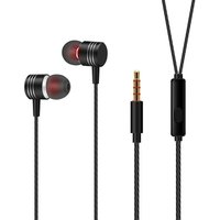 HI-Fi bass metal earphone wired dynamic earbud in ear headphone