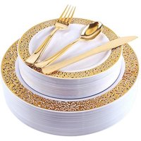 Disposable Plastic Dinnerware Sets