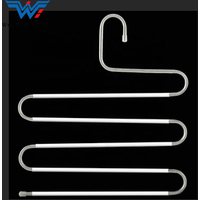 S-Type 5 Layers Pants Trousers Hanger/Metal Space Saver Storage Rack/Multi Layer Metal Rack