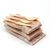 Disposable Wooden Party Dinnerware Set