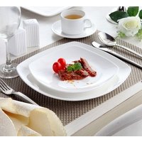 Wholesale Eco-friendly high quality Restaurant white plate dinnerware dinner plate porcelain