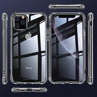 Shockproof Case 4 Reinforced Corner Cushions Clear Soft TPU Silicone Shock Absorption Bumper case for iphone 11 xs max