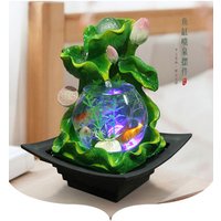 Wholesale custom resin chinese led light mini water fountain indoor for sale