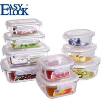 Heat Resistant Airtight Glass Food Storage Container