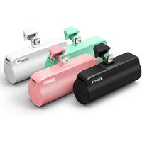 Cute Gift Quality Portable 2000Mah Qi Type C Usb Mini Wireless Charger Power Bank For Iphone