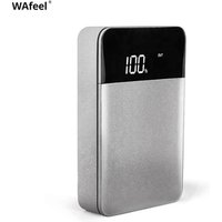 Mini 10000mah double usb led display power bank free logo custom FBA service for amazon seller